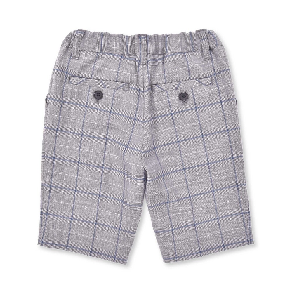 MaxMara チェック柄グレー ハーフパンツ 38 未使用 MaxMara チェック柄