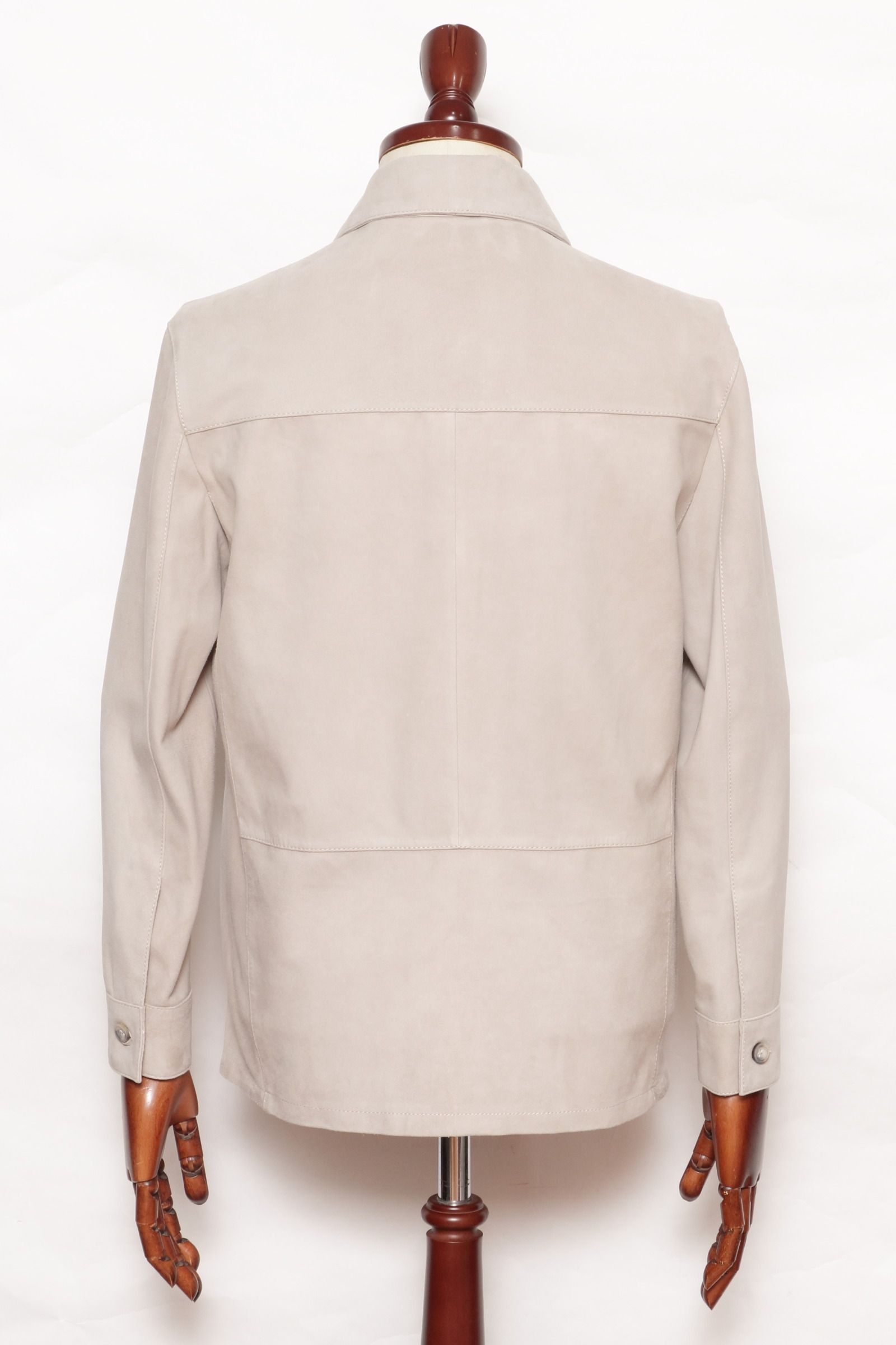 ARMA - DEX ゴートスウェード シャツジャケット / ALMOND ベージュ