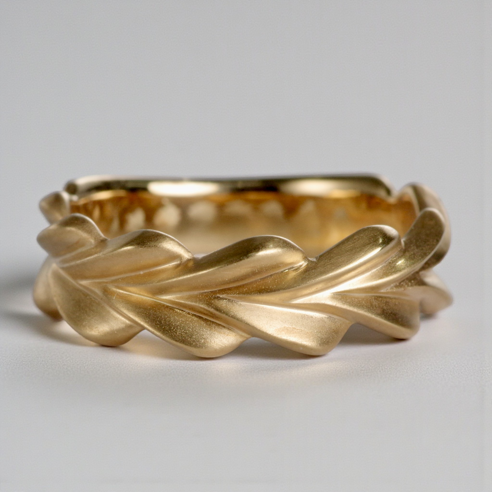 K18 リーフリング◇ベル宝飾オンラインショップ ◇