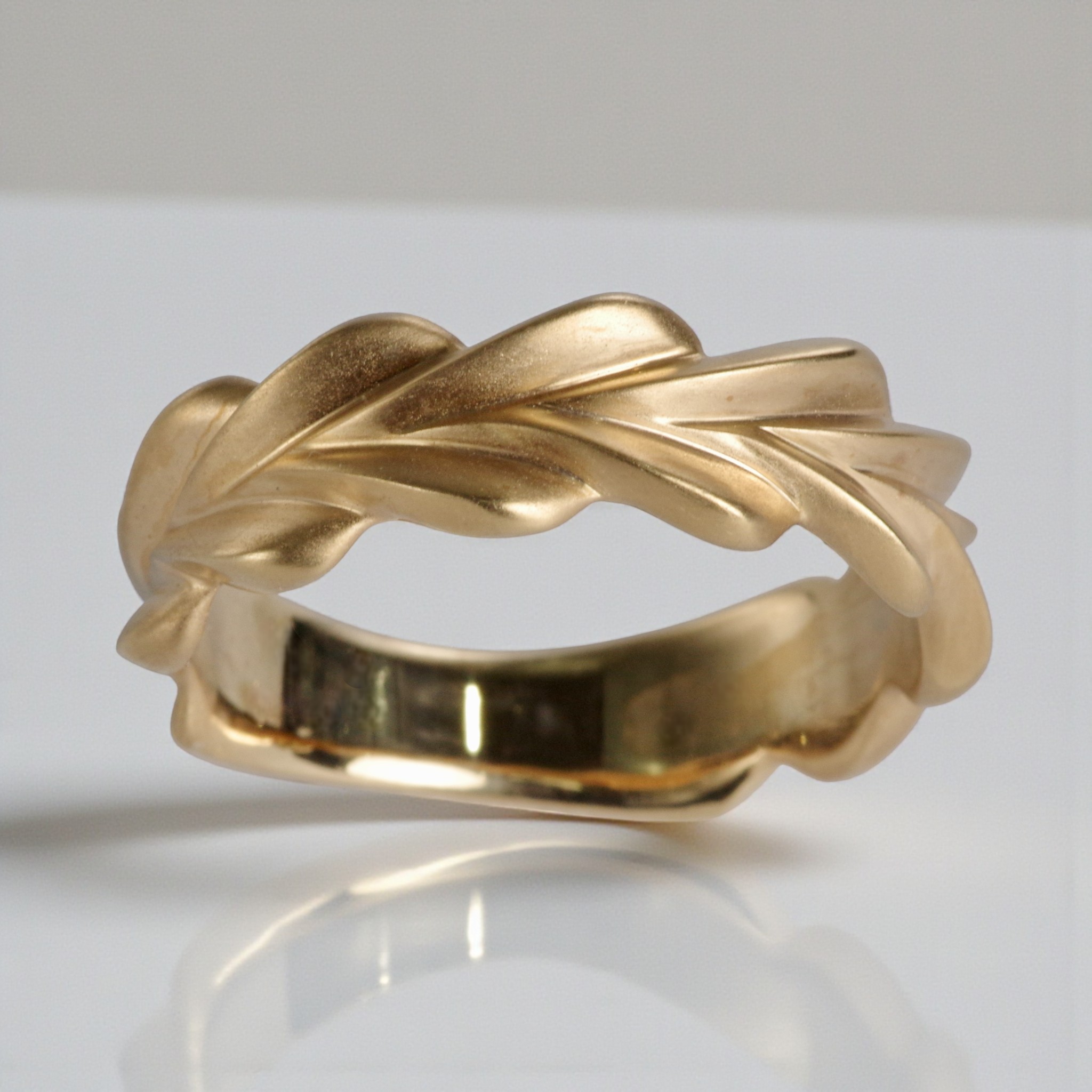 K18 リーフリング◇ベル宝飾オンラインショップ ◇