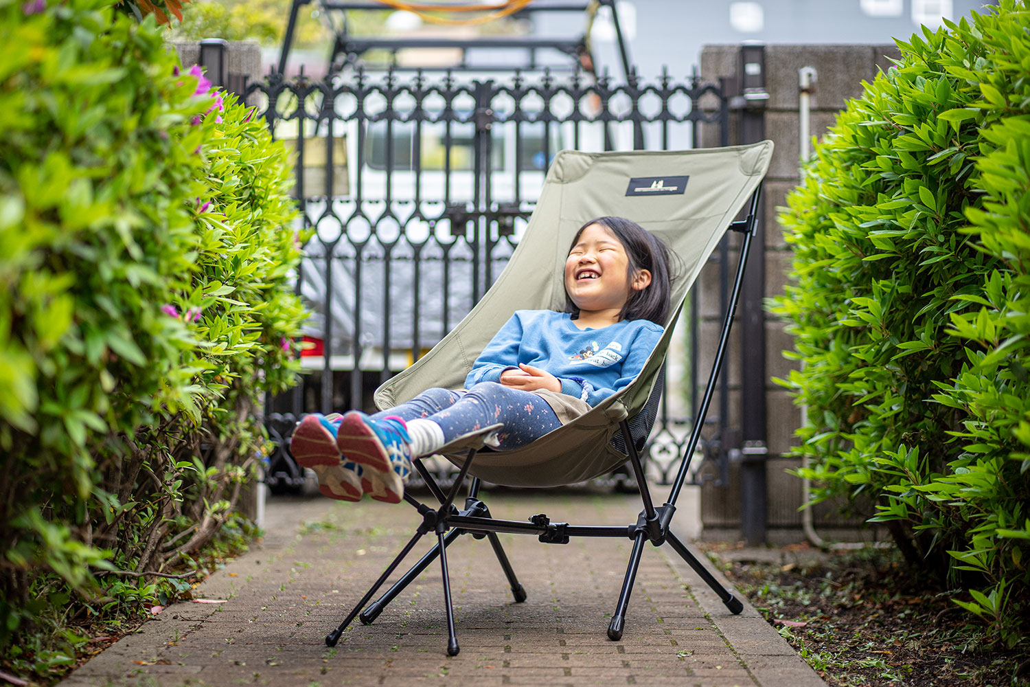 Ogawa ツーアングルチェアL オリーブ フットレスト フットボール ツー