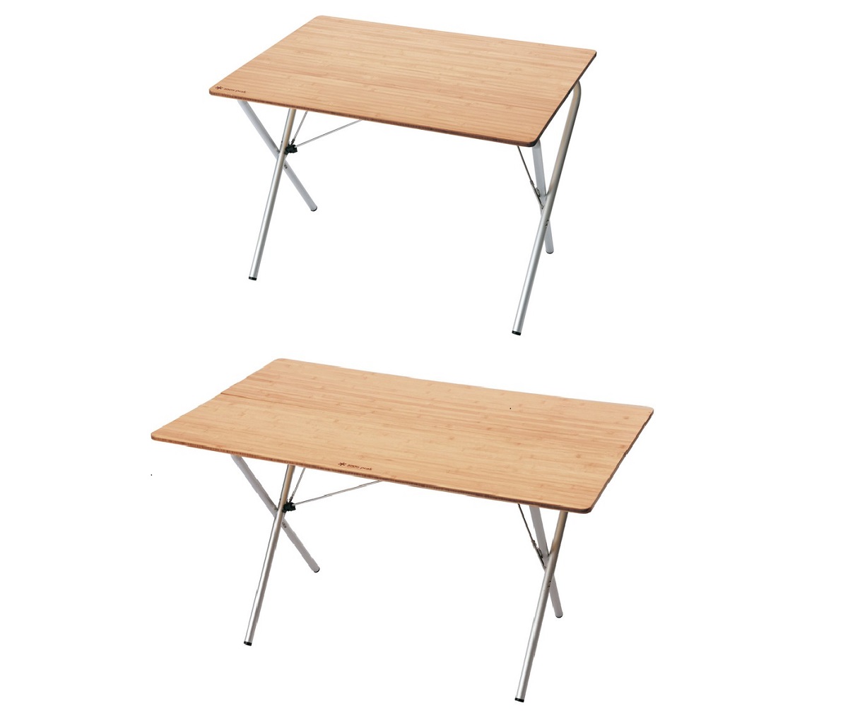 peak ワンアクションテーブルロング竹 収納袋付 脚カバー有 Snow Peak