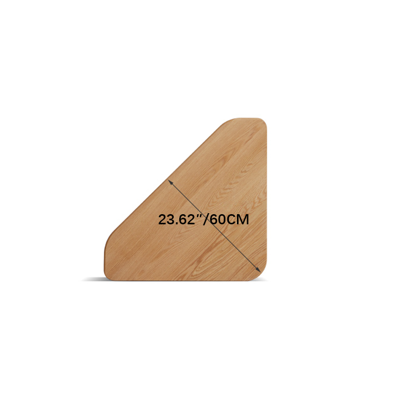 コーナーデスク テーブル オーク材仕上げ hmo-1985