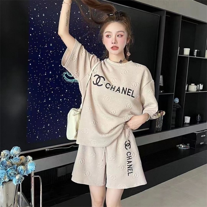 CHANELシャネル セットアップ 上下セット 夏 tシャツ パンツ 涼しい