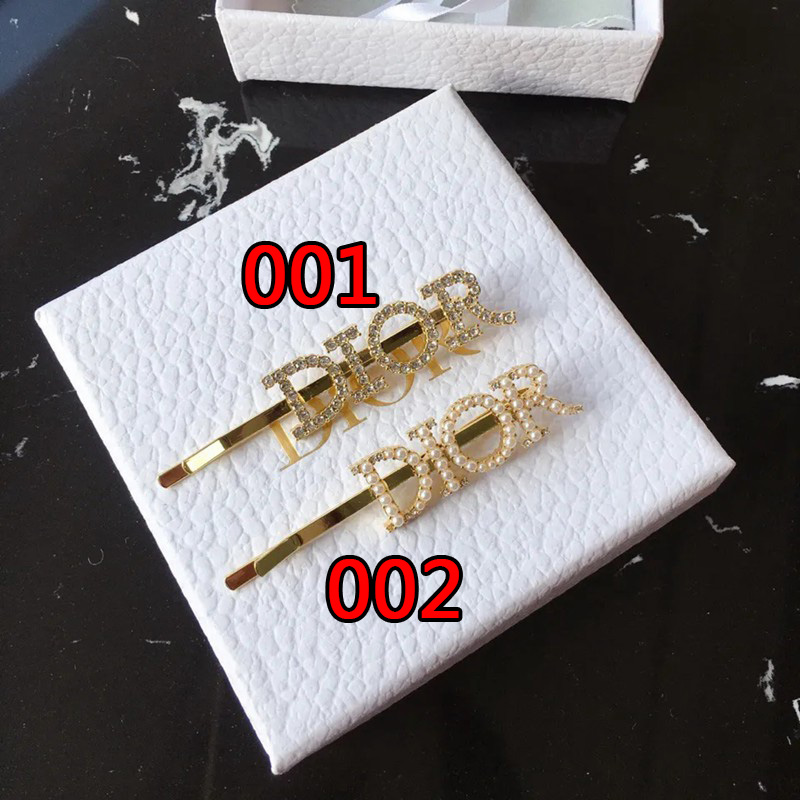 Diorディオール 女ヘアアクセサリーハイブランドきれい 高品質ヘアピン