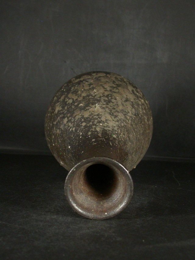 平川正二 鶴の香合 備前焼 香道具 箱あり 共布 平川正二 鶴の香合