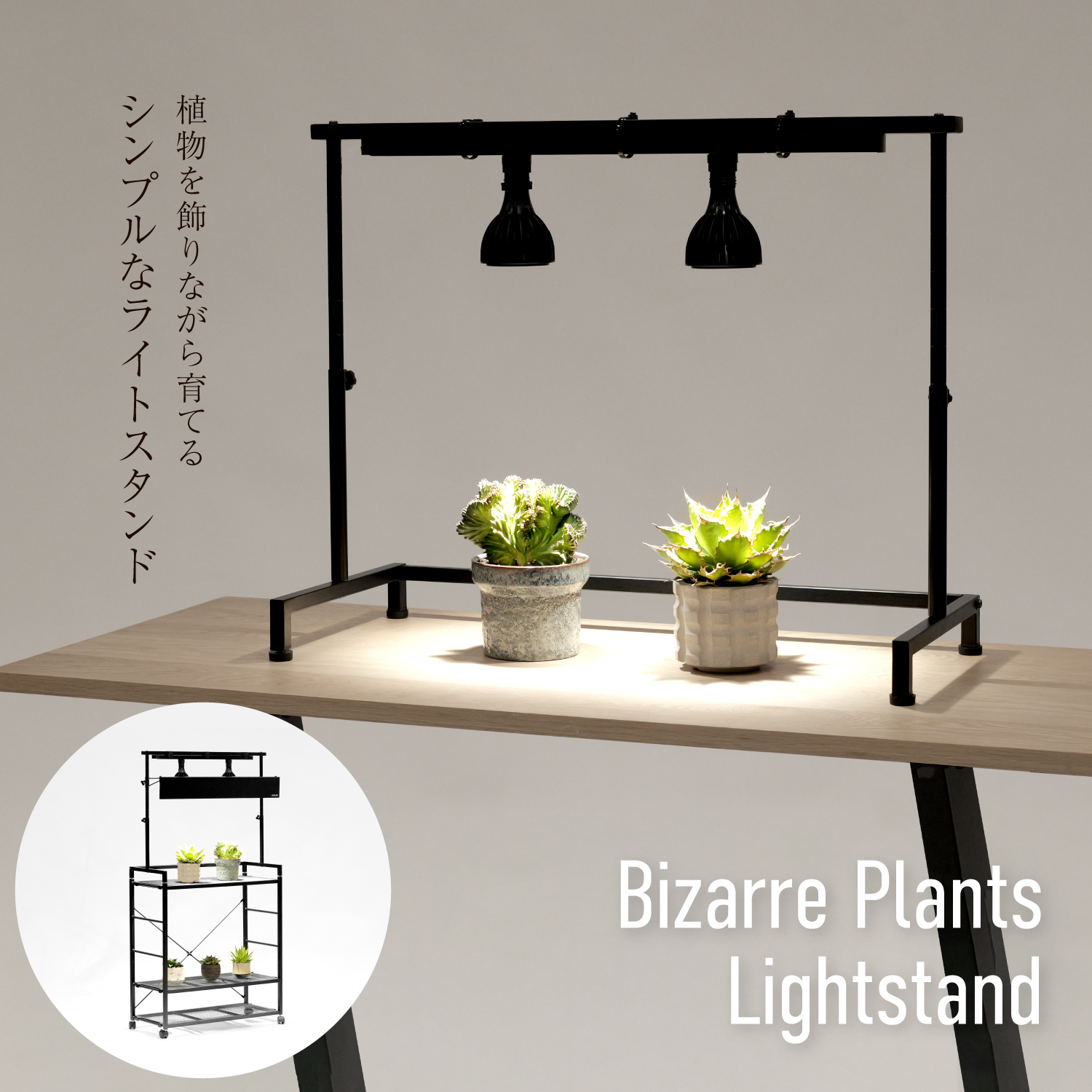 ビザールプランツライトスタンド LPS-800 | BIBILAB®