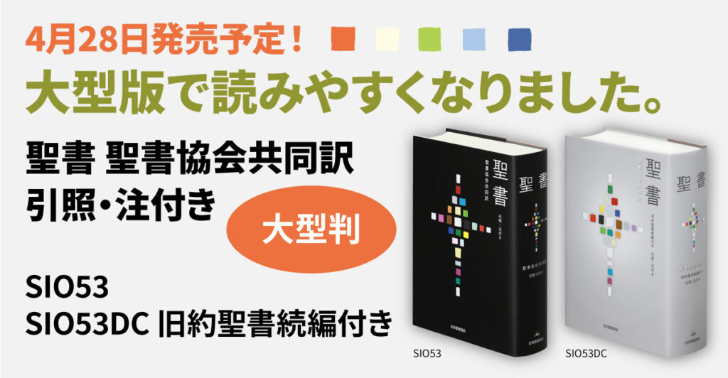 聖書 聖書協会共同訳 引照・注付き大型判 SIO53／SIO53DC - 日本聖書