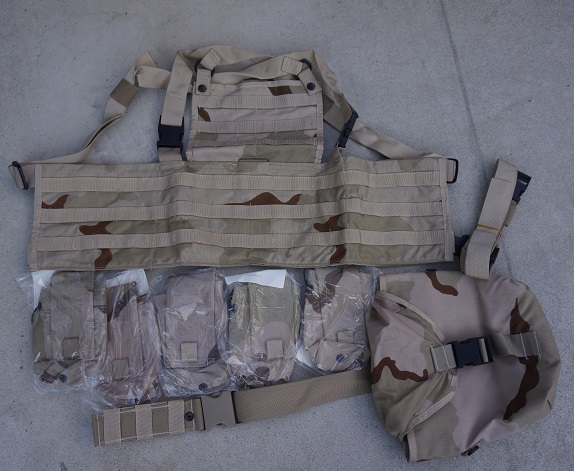 米軍 実物 3CデザートRACK ベスト ポーチセット 米軍 実物 3Cデザート