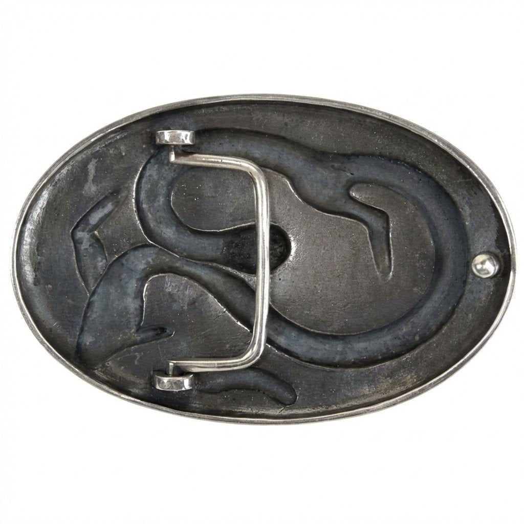 ドラゴン スターリングシルバー バイカー ベルトバックル - Bikerringshop