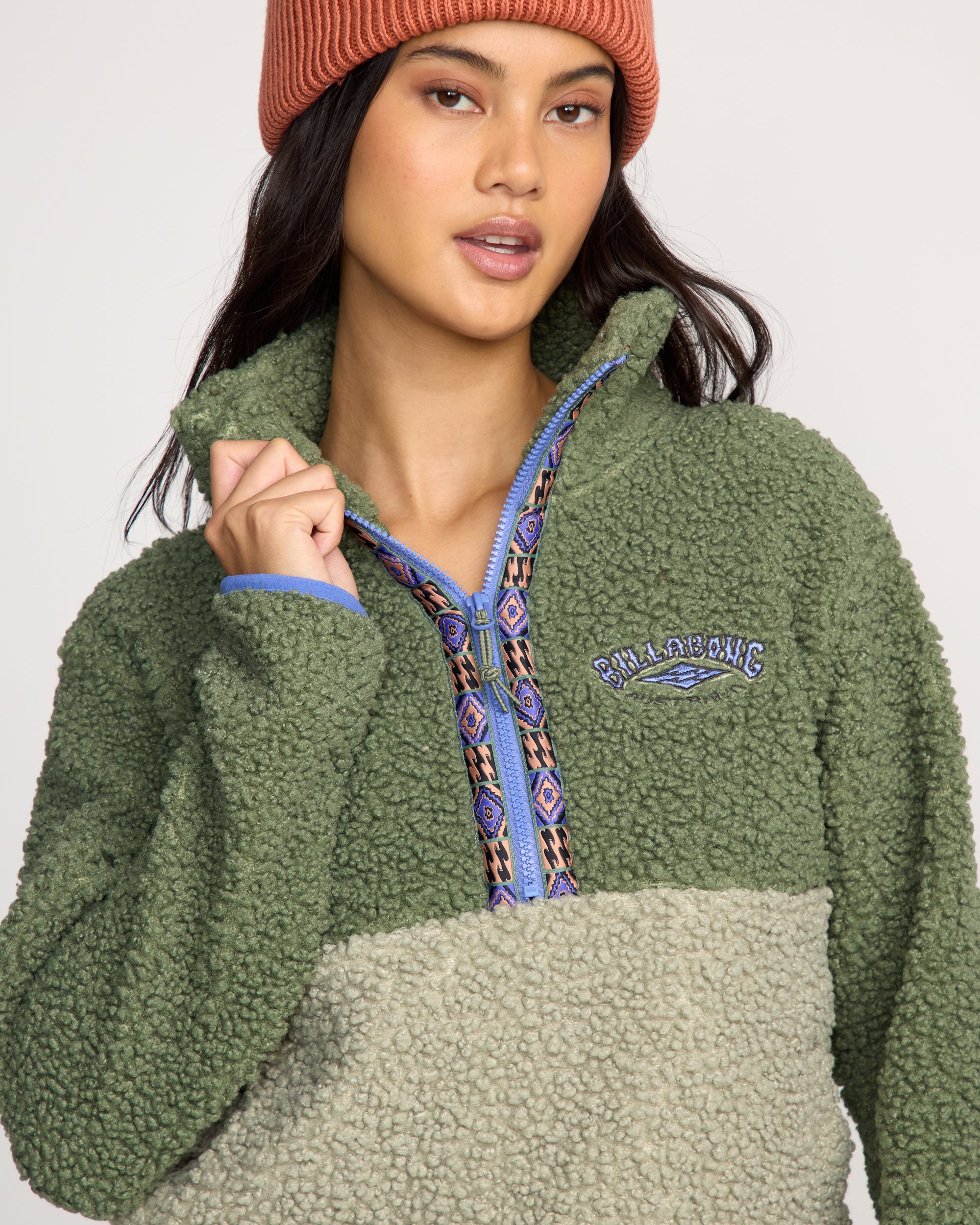 A/Div Horizon Mock Neck Half Zip Sweatshirt - Treehugger | Billabong