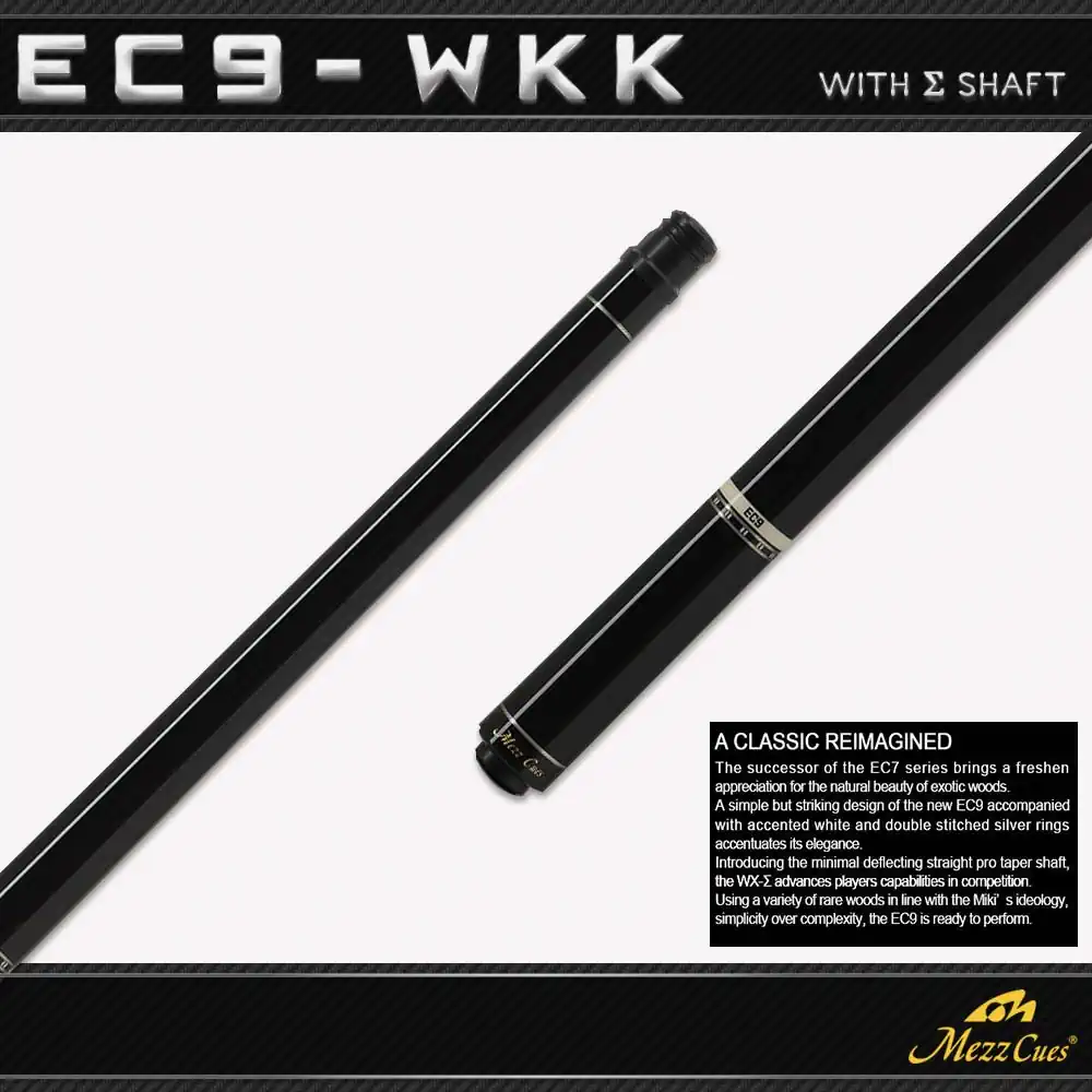 ビリヤード Mezz Cue EC9-WMK No Wrap MEZZ EC9 - WMK [NO WRAP]