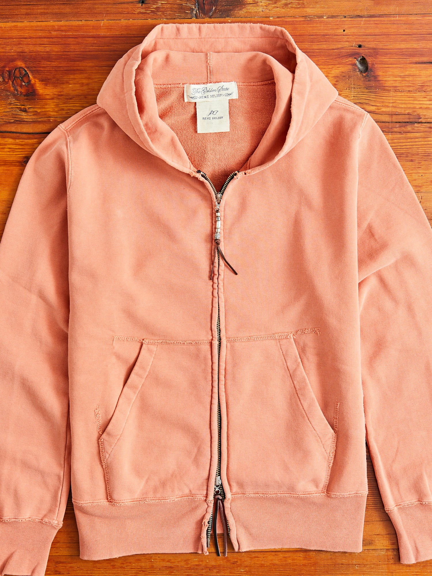 Special Finish Zip Hoodie in Orange – Blue Owl Workshop