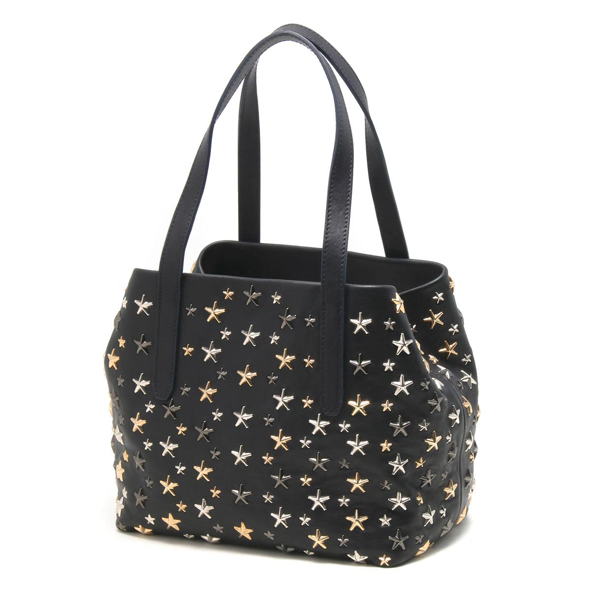 Jimmy Choo] ジミーチュウ トートバッグ スタースタッズ ブラック