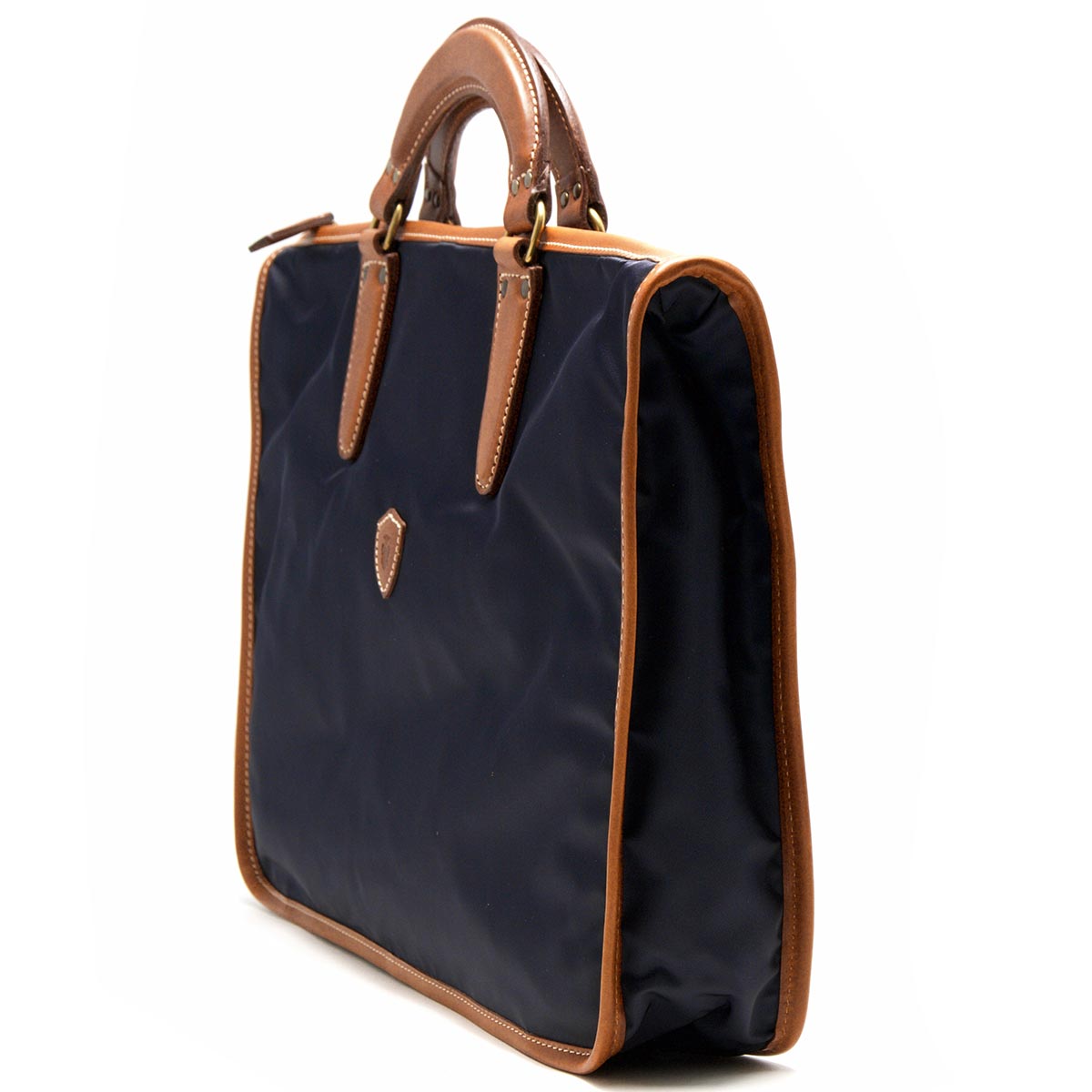 ハル！フェリージ ビジネスバッグ ネイビー✖️ブラウン フェリージ