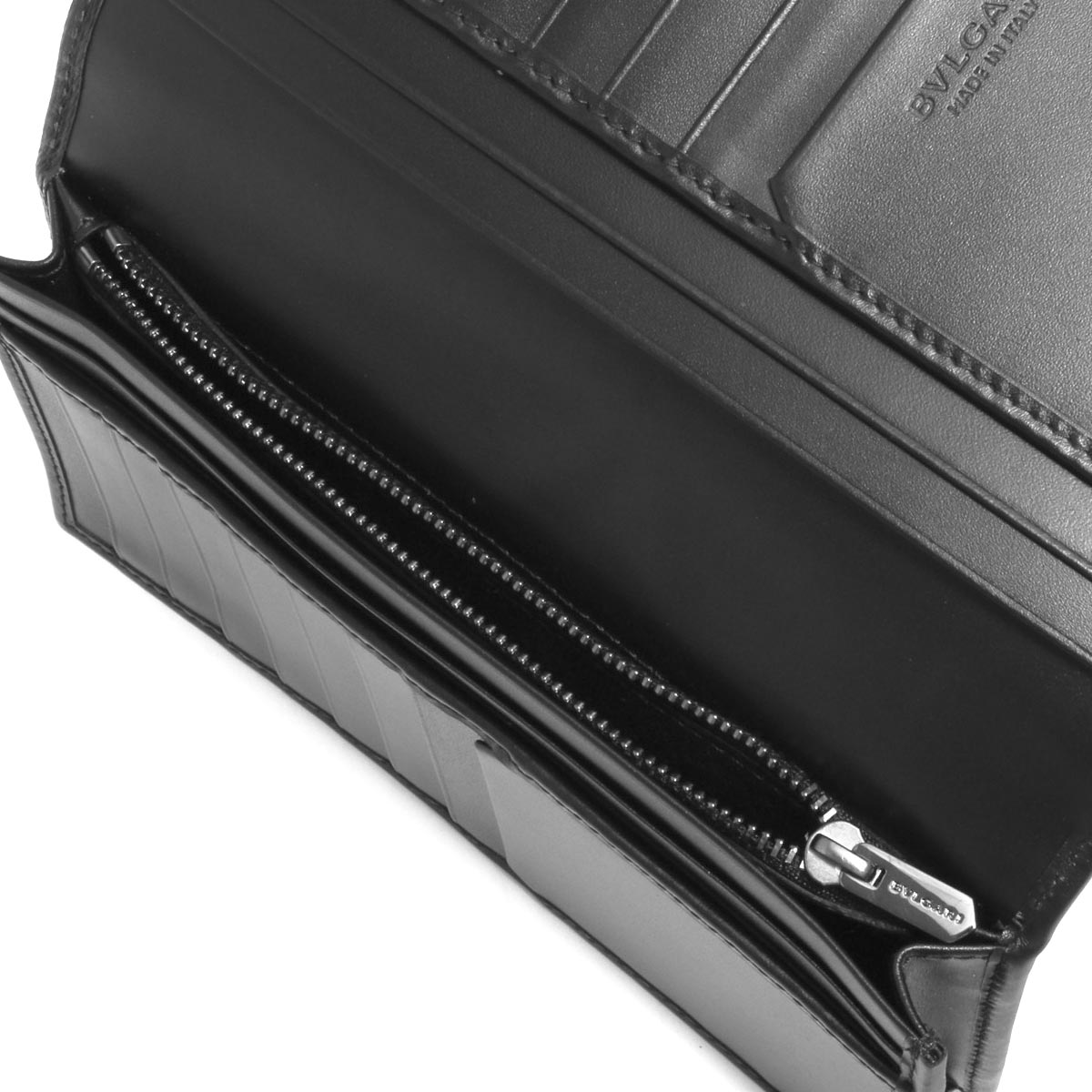 ブルガリ 長財布 財布 メンズ セルペンティ スカリエ マン ブラック