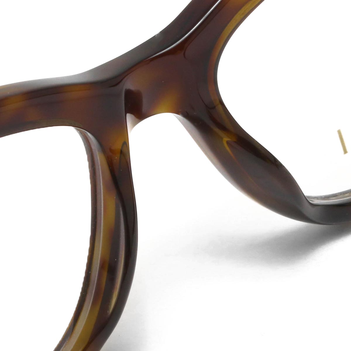 グッチ 伊達メガネ レディース フォックス べっ甲 インターロッキングG