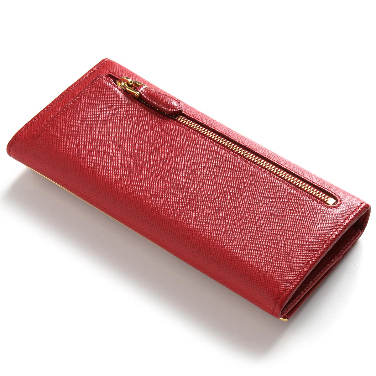 プラダ 長財布 財布 レディース サフィアーノ メタル フォーコレッド