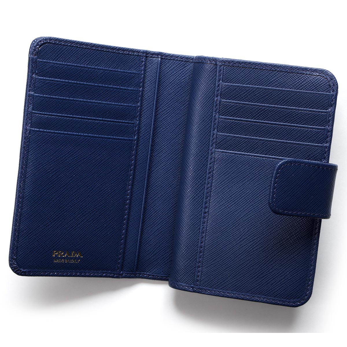 プラダ 二つ折り財布 財布 レディース サフィアーノ メタル SAFFIANO