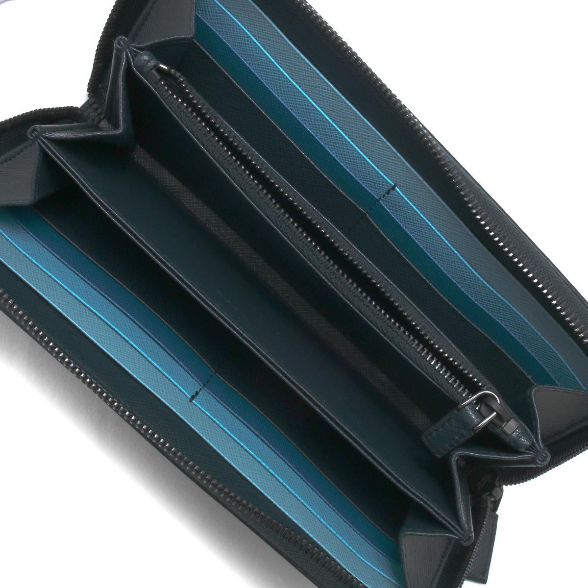 プラダ 長財布 財布 メンズ サフィアーノ マルチカラー バルティコ