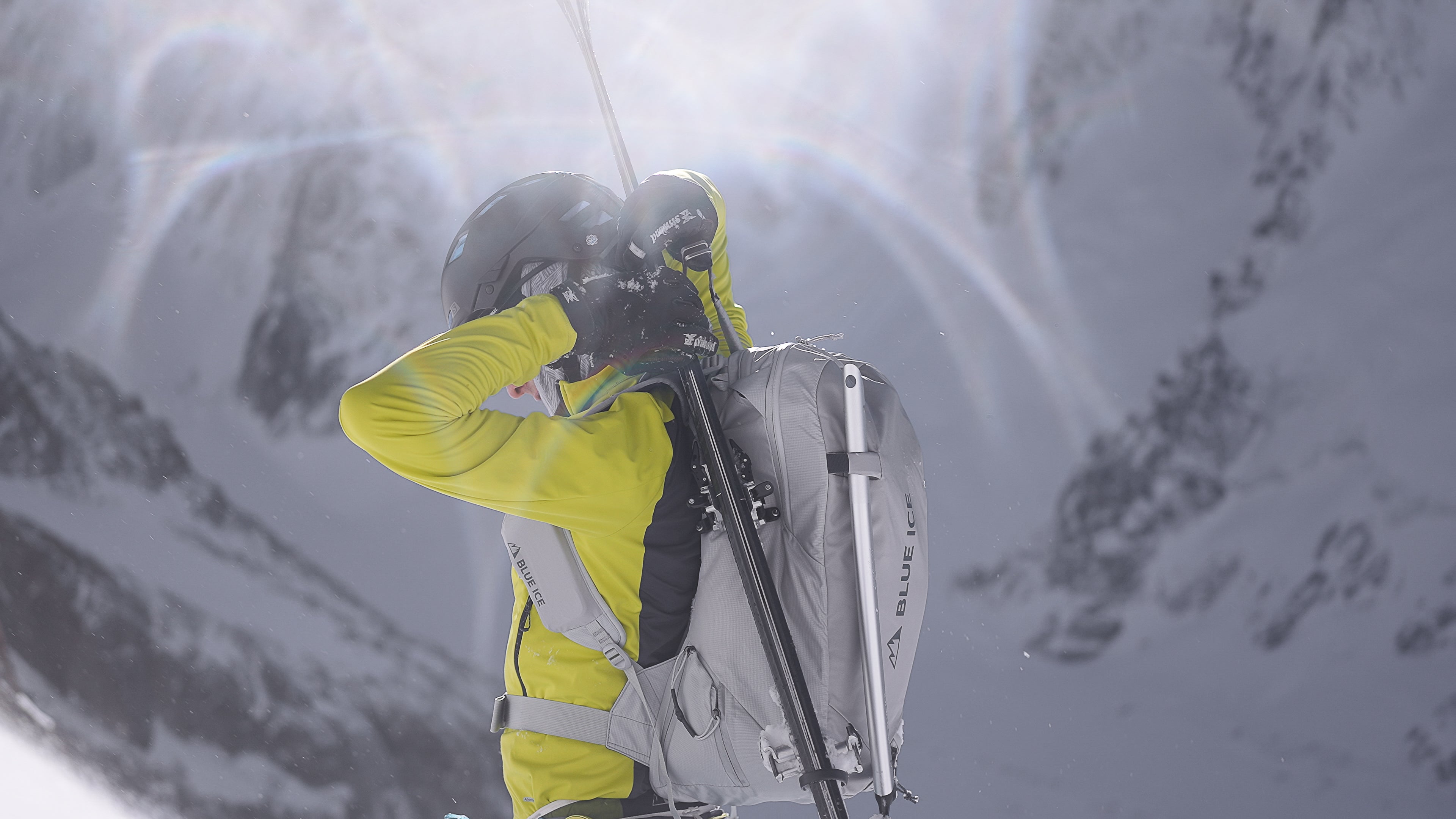 Taka 30L ski touring backpack – Blue Ice