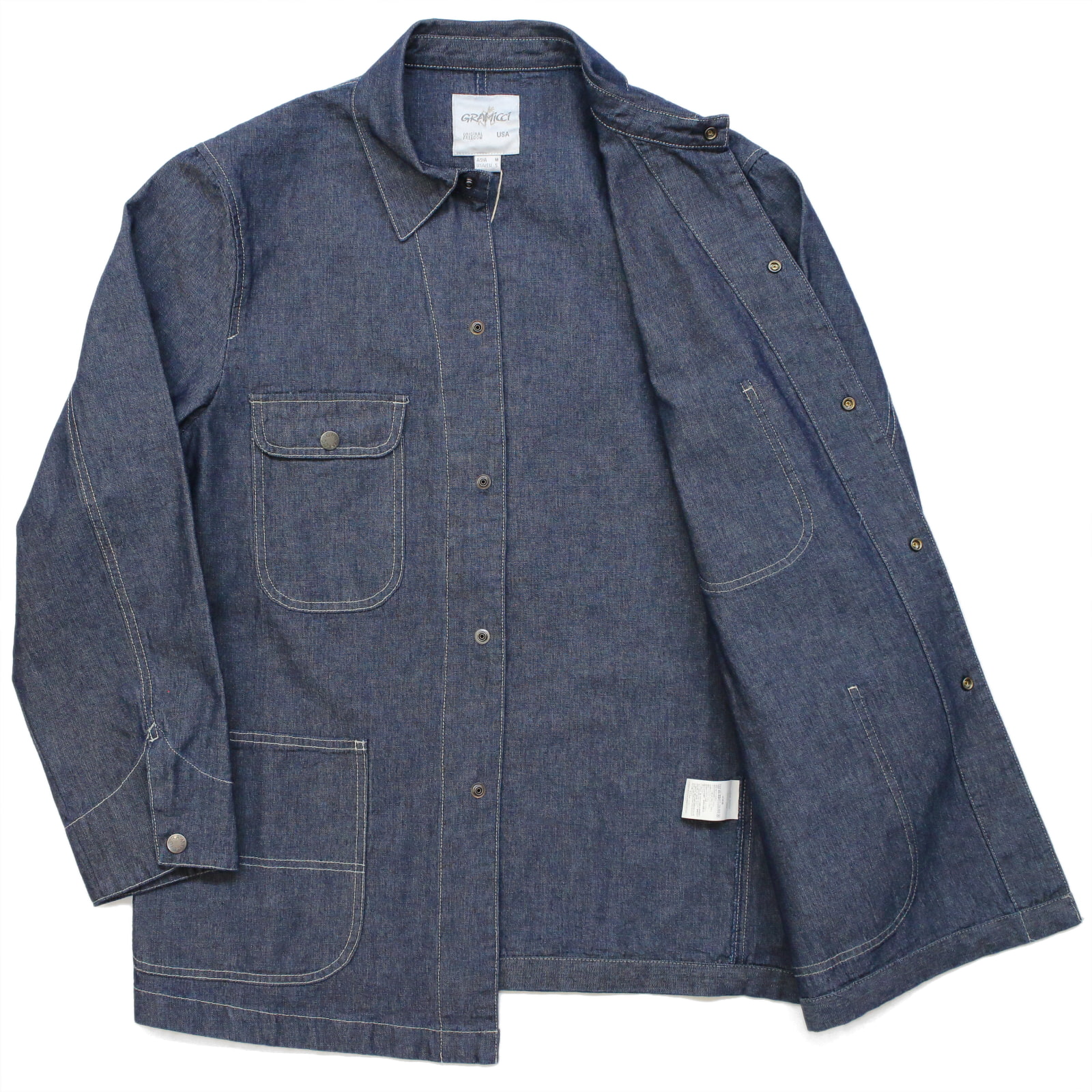 グラミチ メンズ 通販｜カバーオールジャケット ライトデニム｜GMJK-20S050