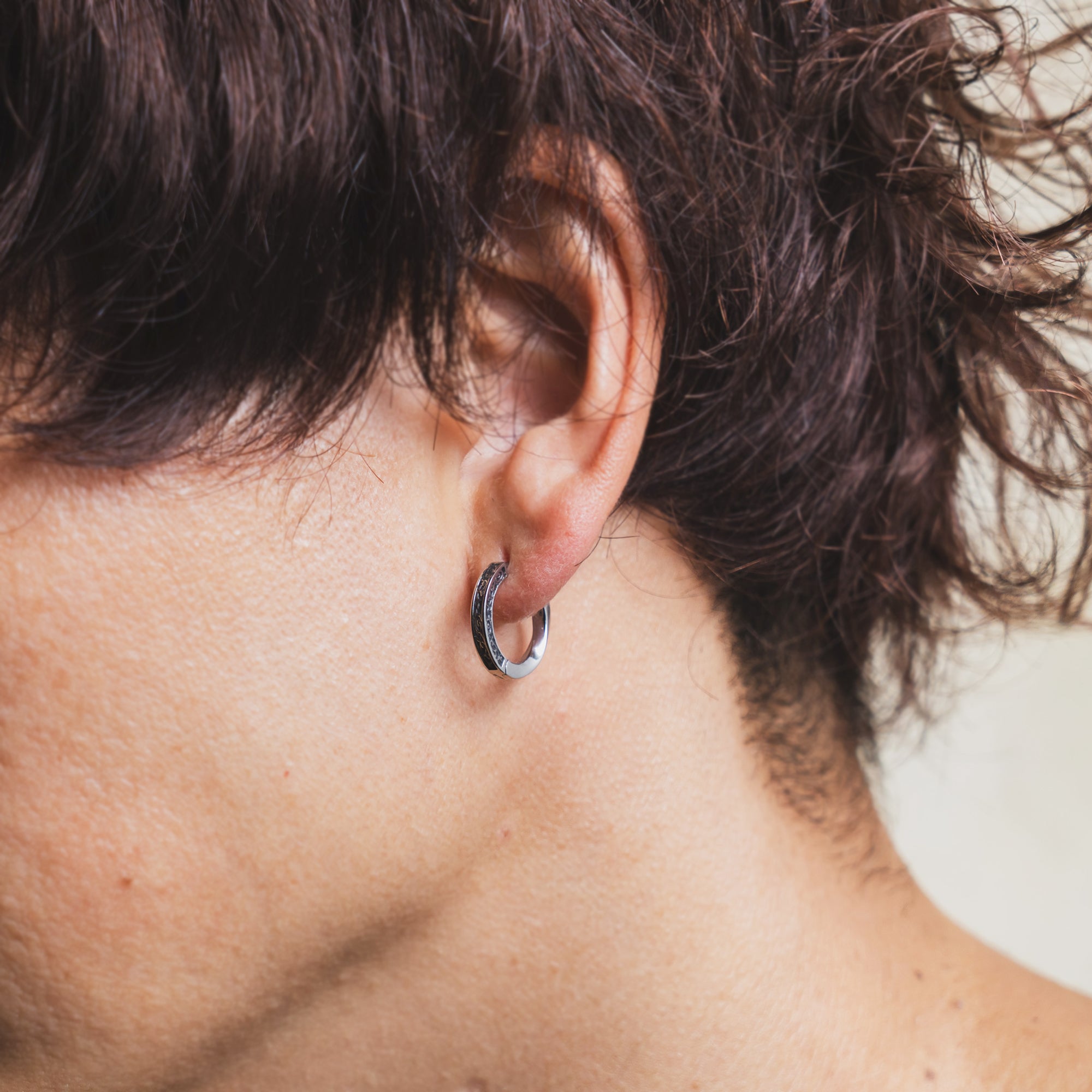 リバーシブルクラシックフープピアス(片耳用) / SGP-215CL – BLESS