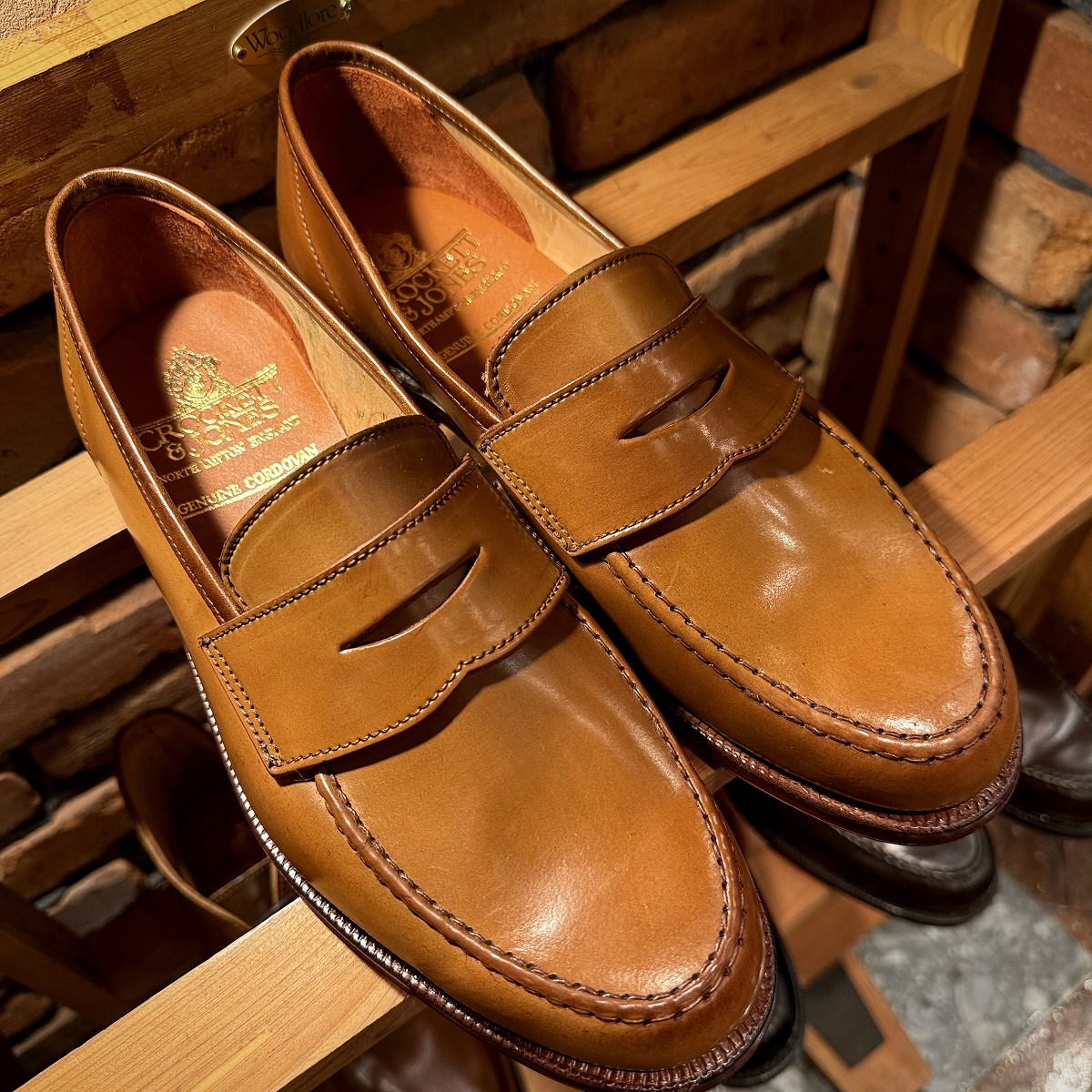 クロケット＆ジョーンズ コードバン ローファー「ハーバード2」再入荷