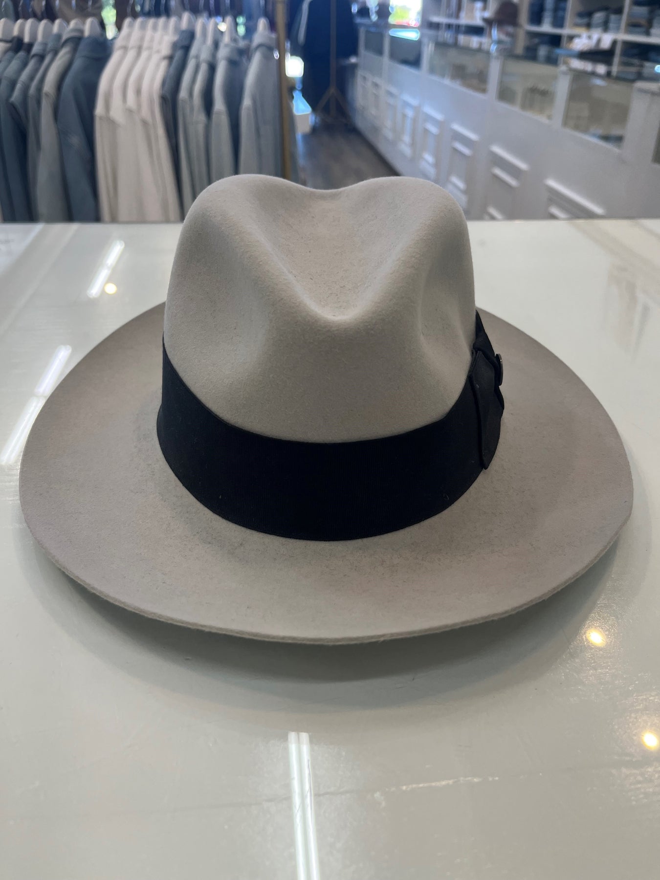 STETSON グレー 58cm から59cm temple キムタク STETSON グレー 58cm