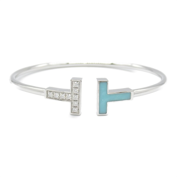 ティファニー(TIFFANY＆CO)ティファニー Tワイヤー ターコイズ ダイヤ
