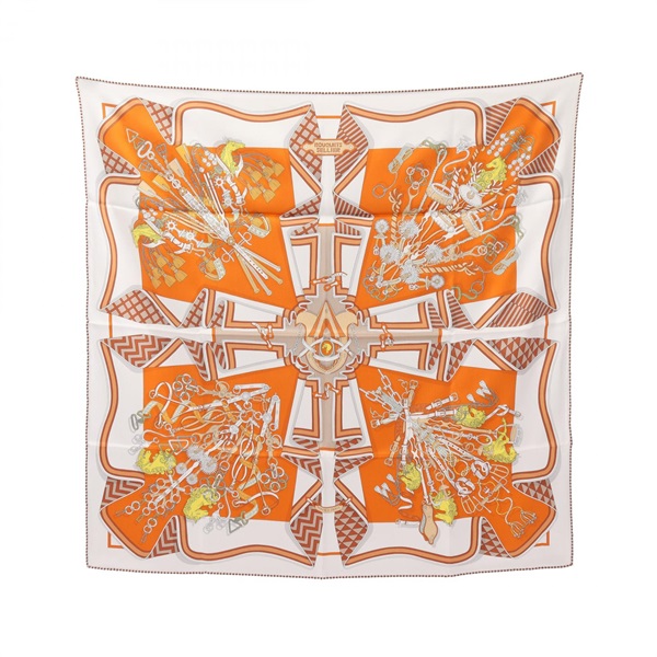 エルメス(HERMES)エルメス カレ70 BOUQUETS SELLIER スカーフ 衣料品