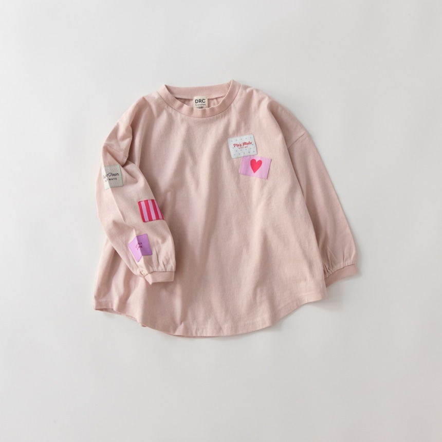 WEB限定/DRC】ワッペン長袖Tシャツ 2026春夏 ｜子供服&ベビー服