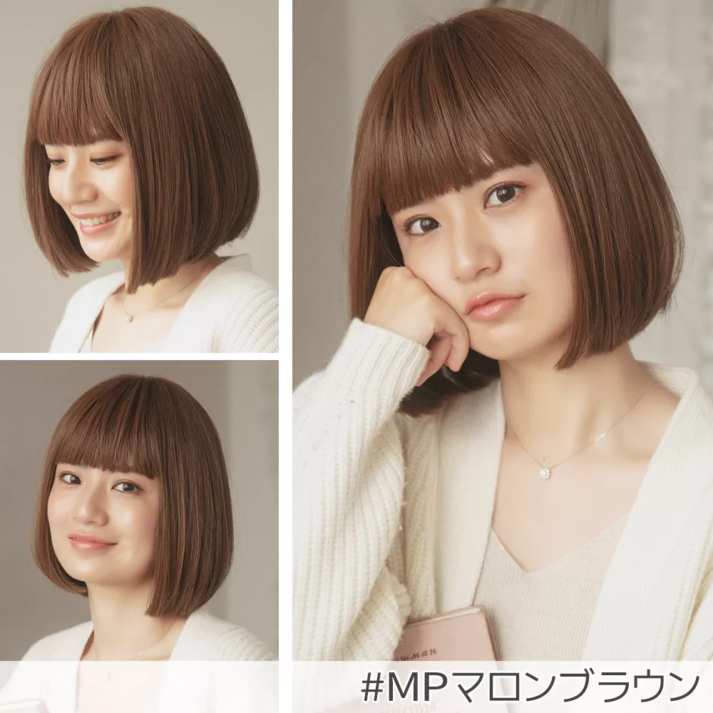 医療用手植えウィッグ ナチュラルボブ｜ウィッグのことならブライトララ