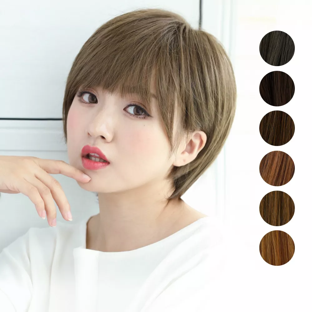 医療用ウィッグ 総手植えスライドショート｜ウィッグのことなら