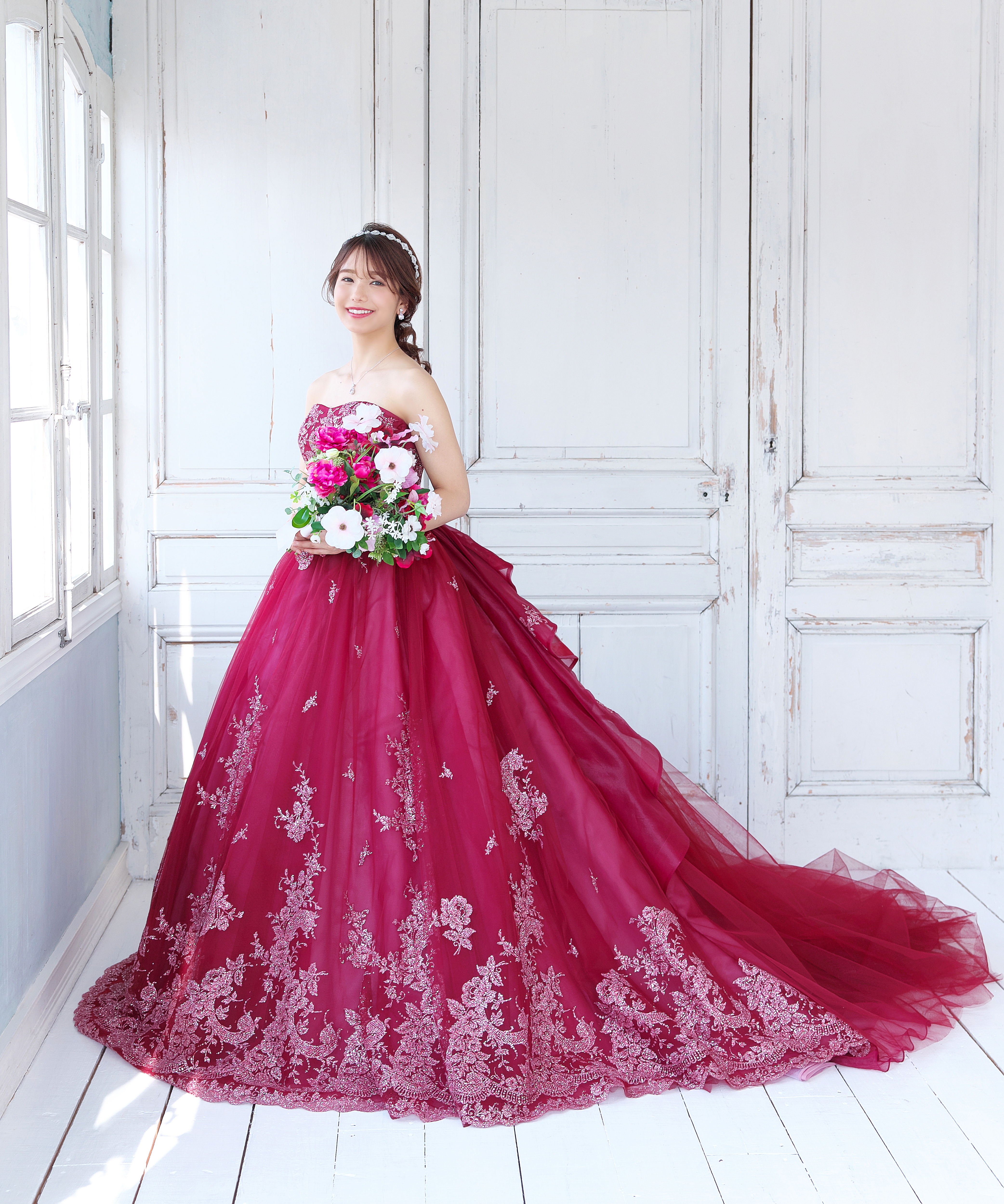 カラードレス【LuLu felice】CD0563｜ウェディングドレスレンタルの