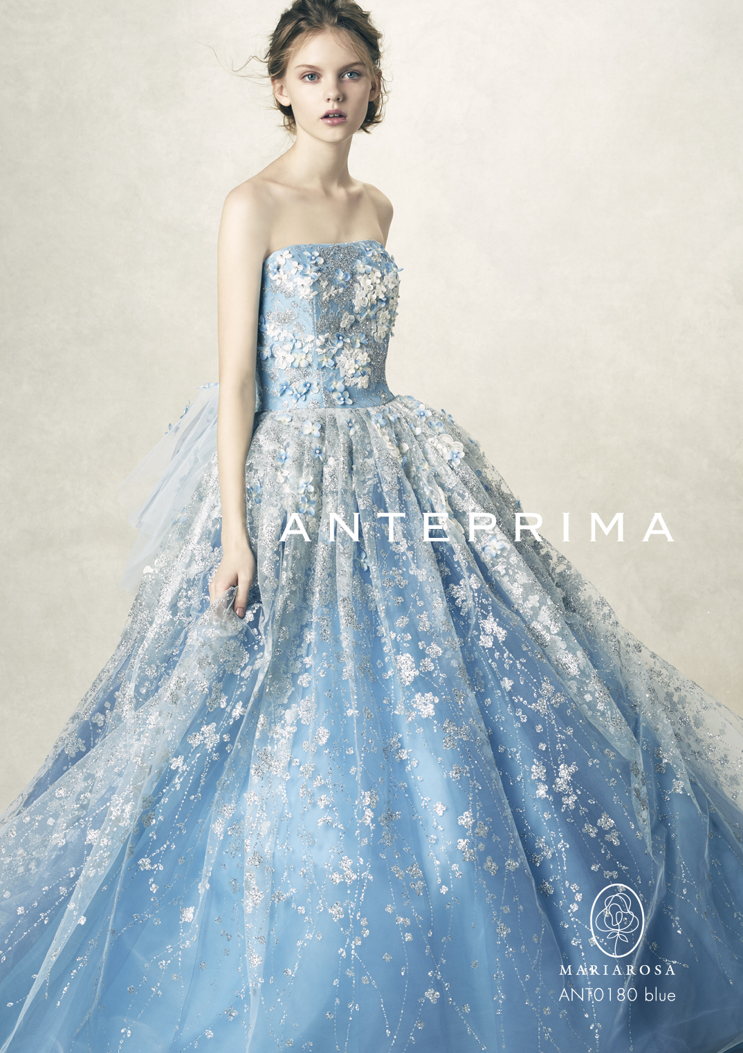 カラードレス取り寄せ商品【ANTEPRIMA】ANT0180 blue｜ウェディング