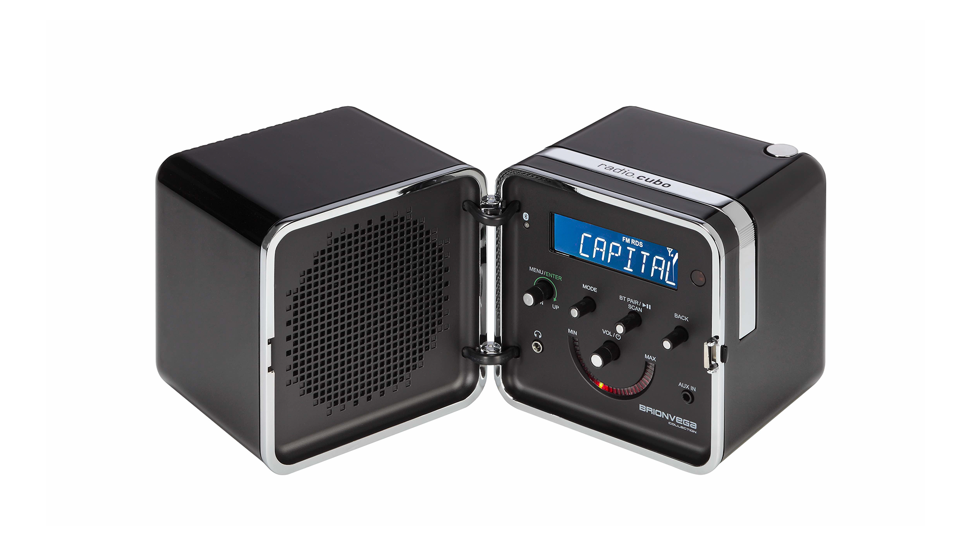 Radio.cubo 50° the Brionvega cult radio directly from the 60s