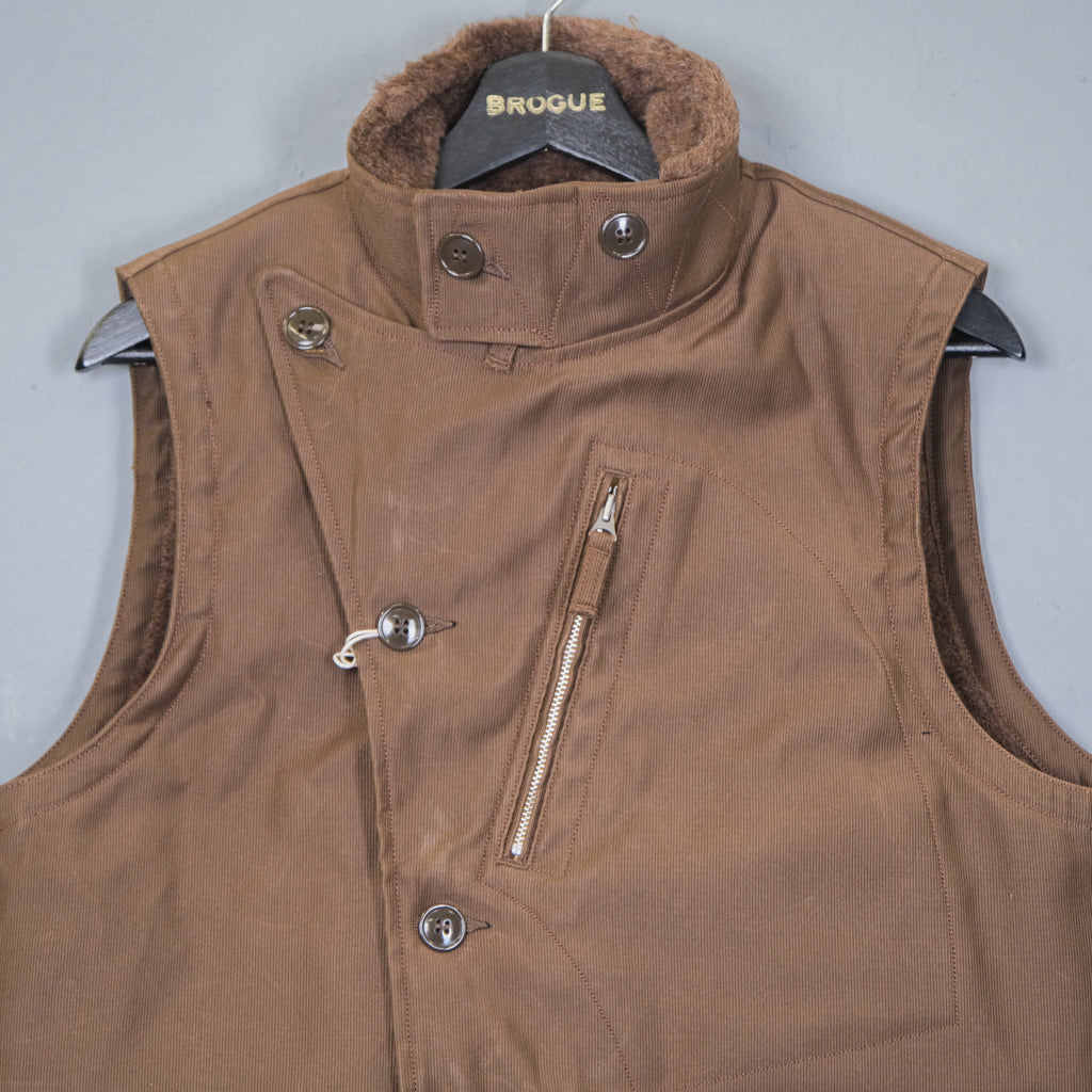 Freewheelers Winter Aviators Vest – BROGUE