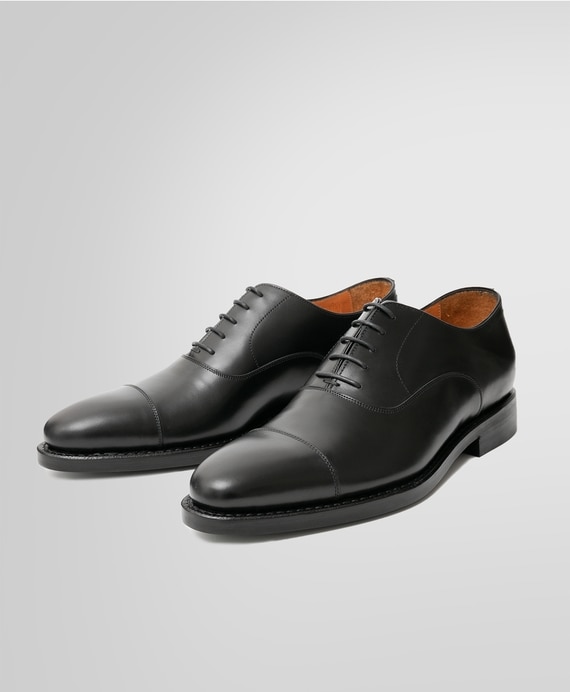 カーフレザー プレーントゥ シューズ | Brooks Brothers Japan