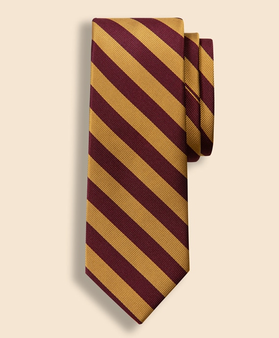 シルク BB#1ストライプ レップタイ Made in USA | Brooks Brothers