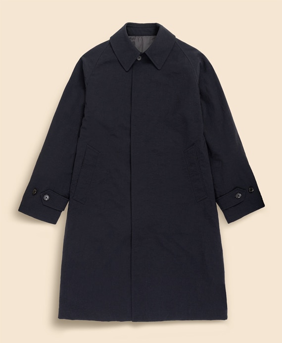 ウール カットパイルヘリンボーン ダッフルコート Made in UK | Brooks