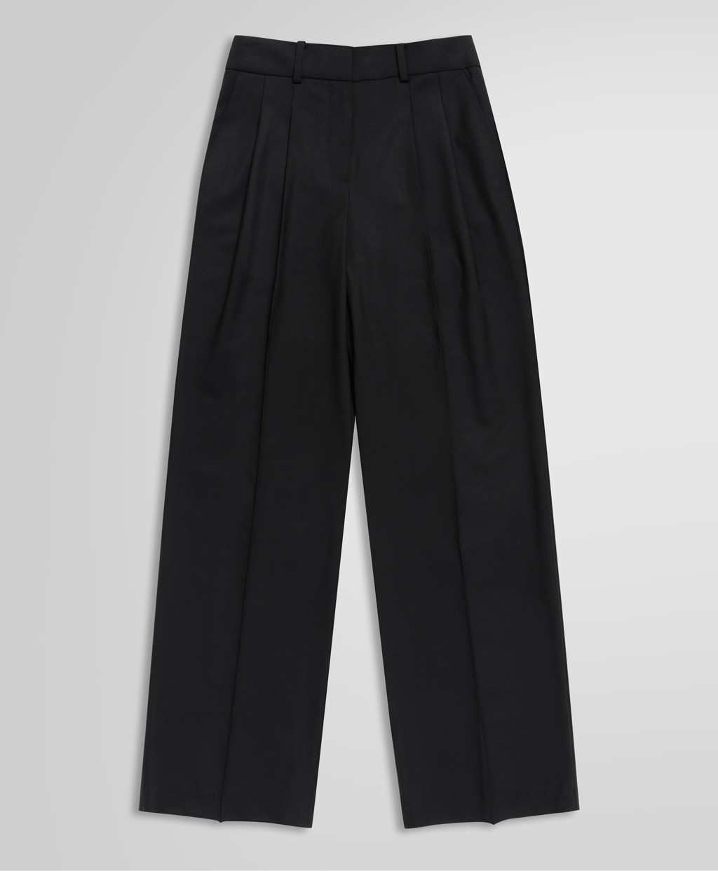 プリ―テッド ワイドレッグ ドレスパンツ | Brooks Brothers Japan