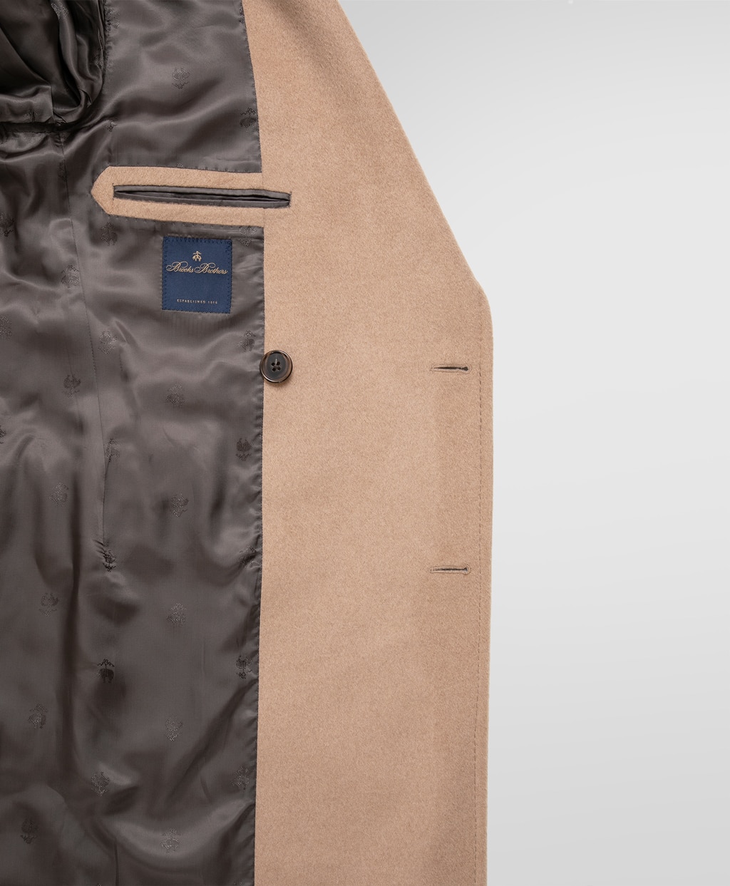 キャメルヘア ダブルブレスト ポロコート | Brooks Brothers Japan