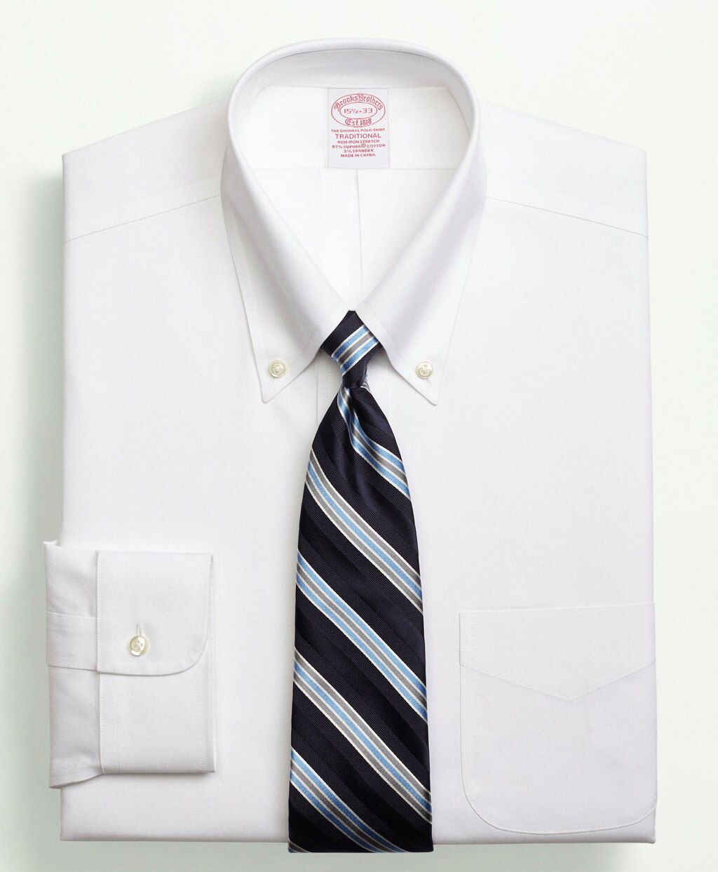 長袖 ノンアイロン ピンポイントオックスフォード ドレスシャツ New