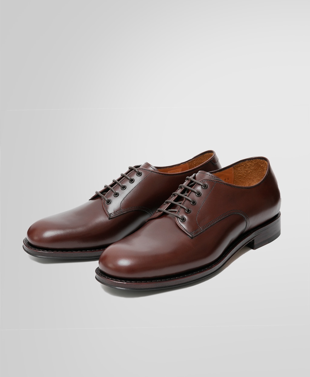 カーフレザー プレーントゥ シューズ | Brooks Brothers Japan