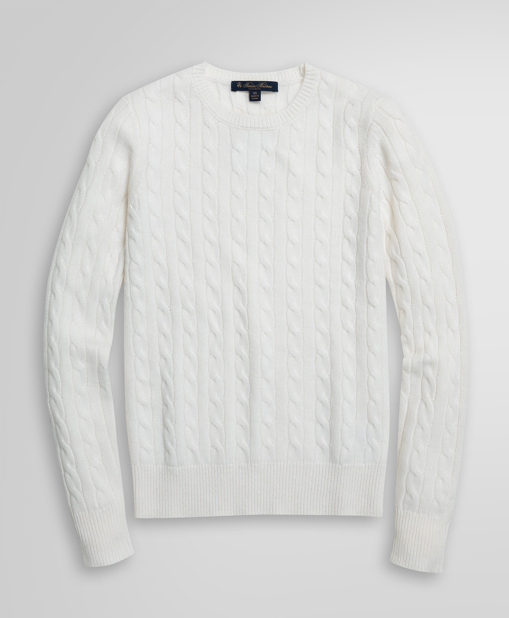 カシミヤ ケーブル クルーネックセーター | Brooks Brothers Japan