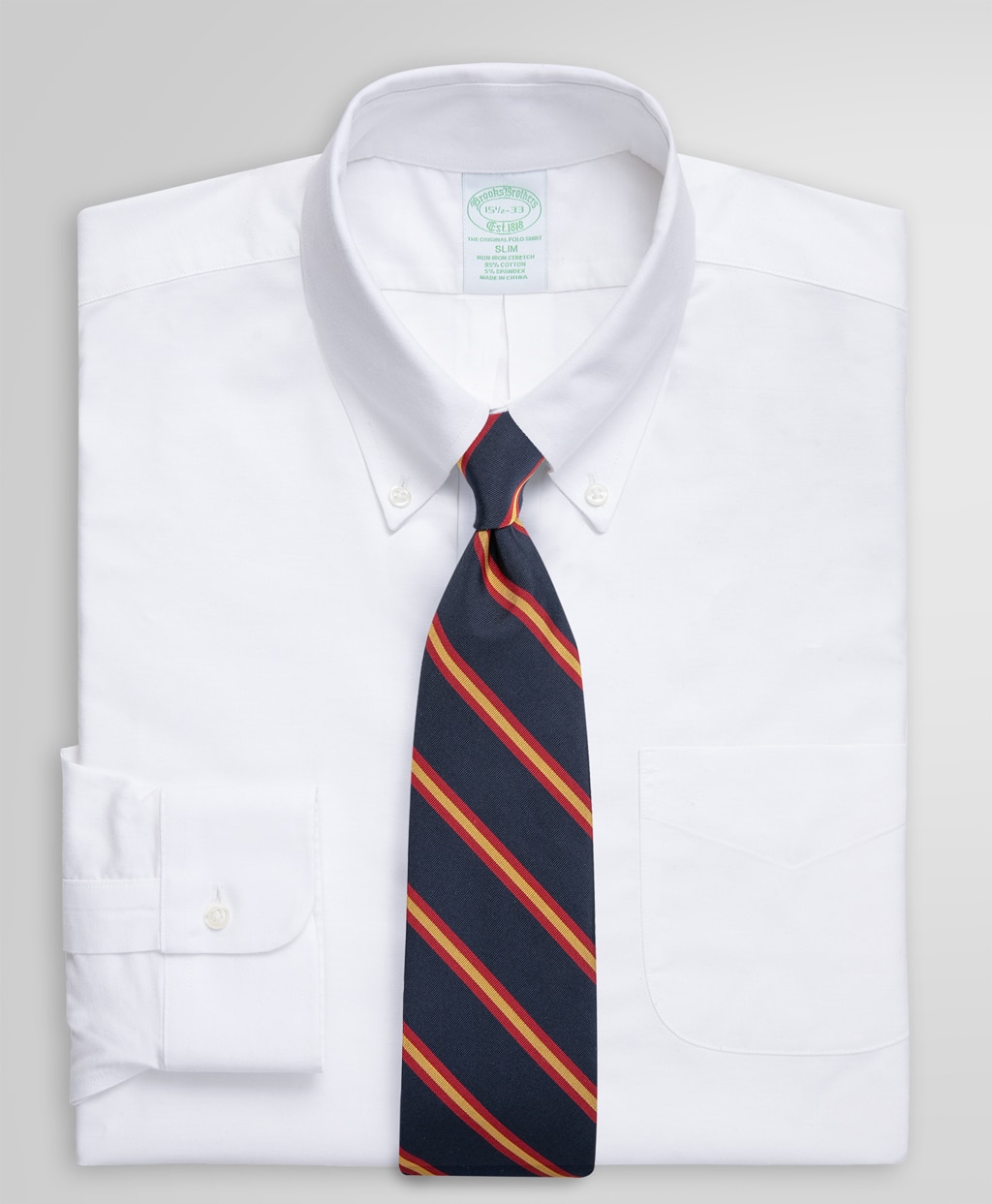 ノンアイロン ストレッチオックスフォード ドレスシャツ Slim Fit