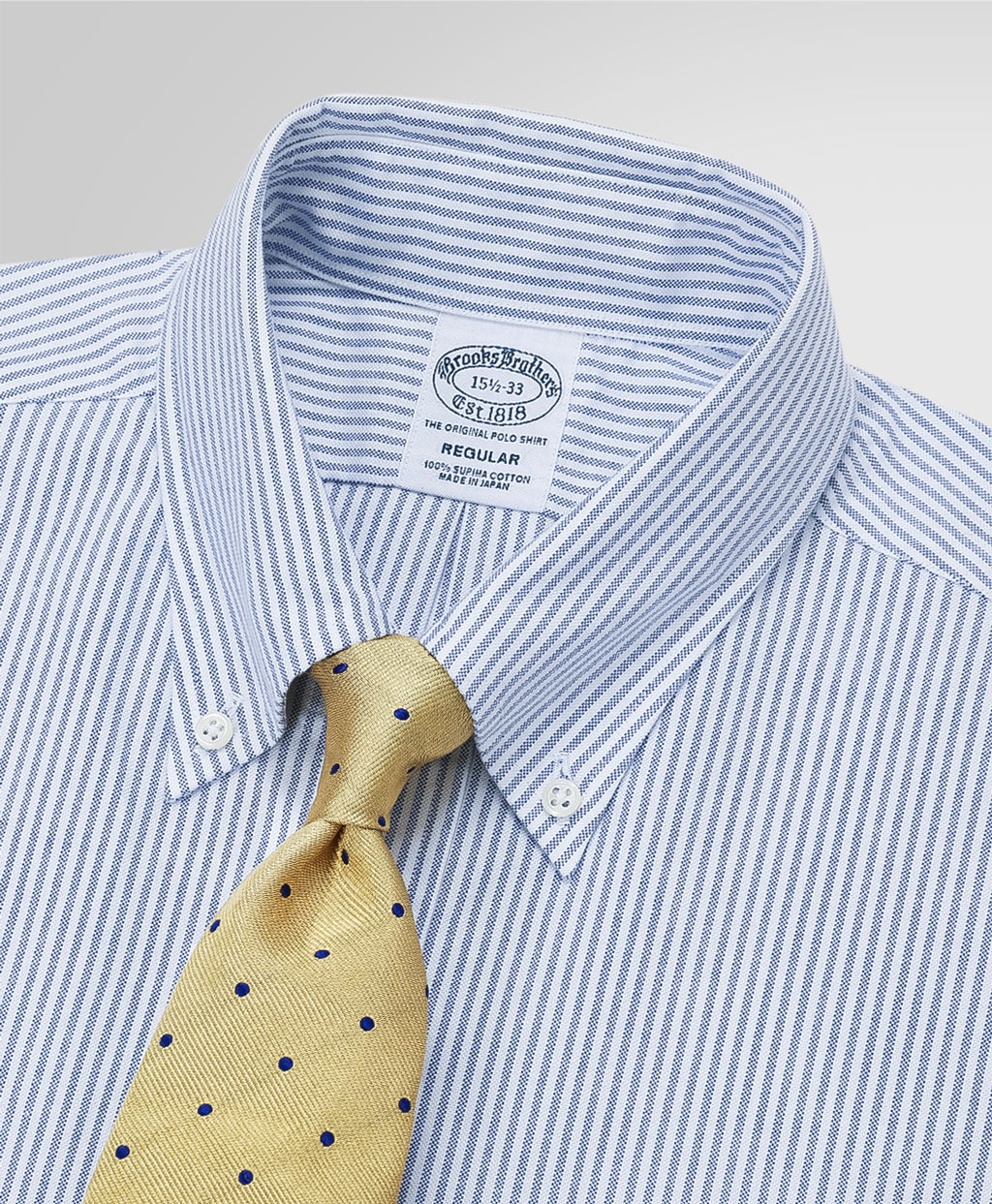 スーピマコットン オックスフォード ドレスシャツ Regular Fit