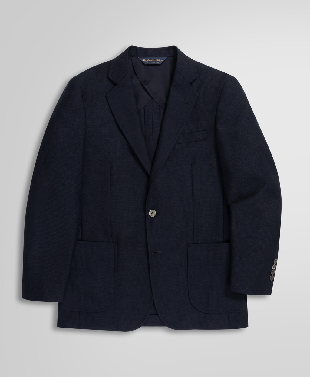 ウール/モヘア ホップサック 2釦アンコンジャケット Classic | Brooks