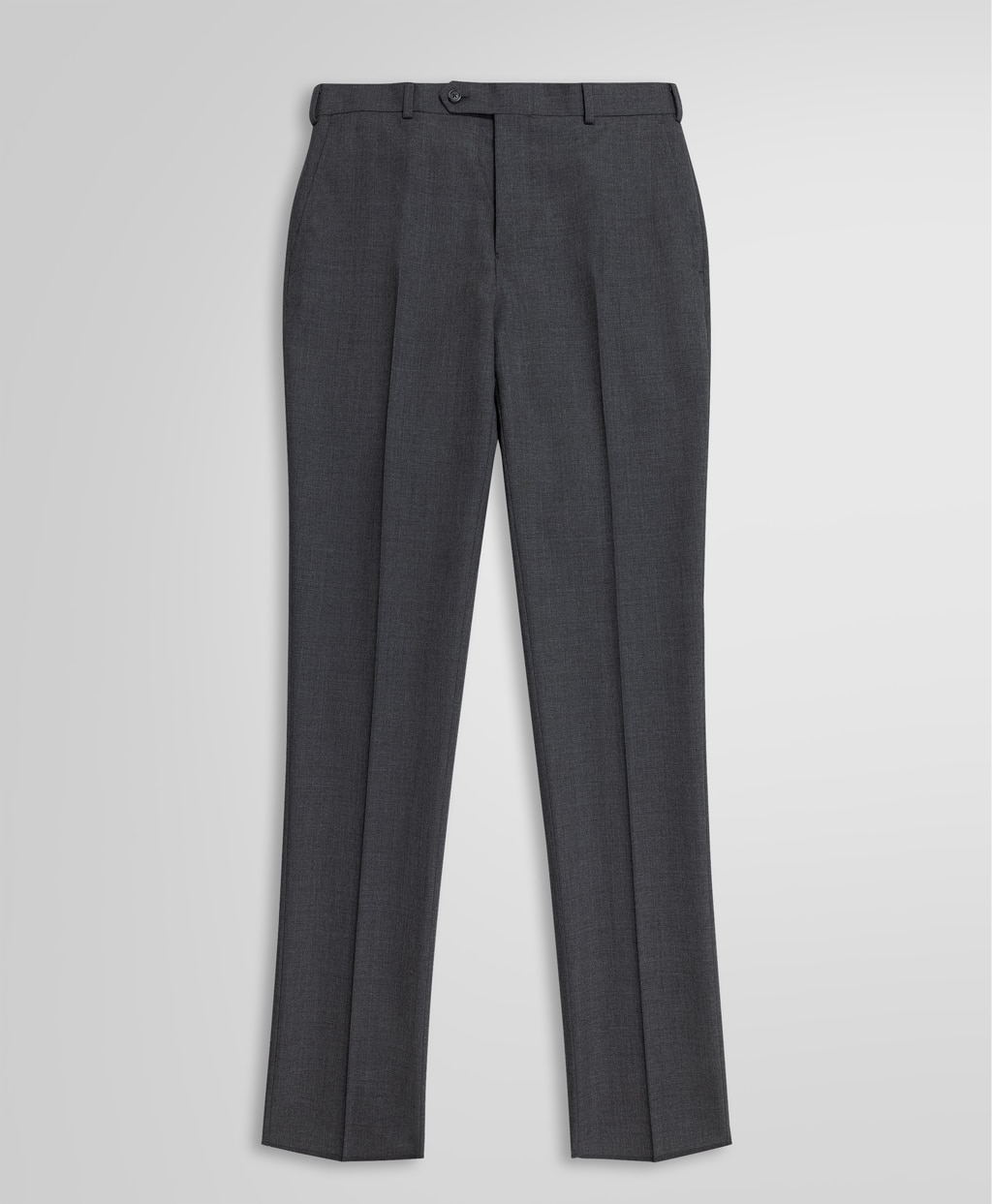 ウール ソリッド プレーンフロント トラウザーズ Classic | Brooks